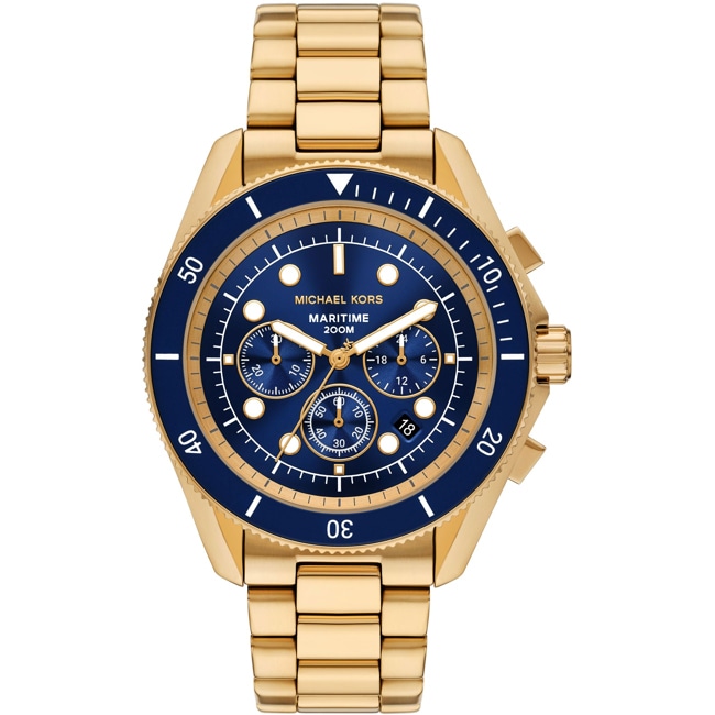 Michael Kors Maritime Chronograph Gold / Blue - MK9202