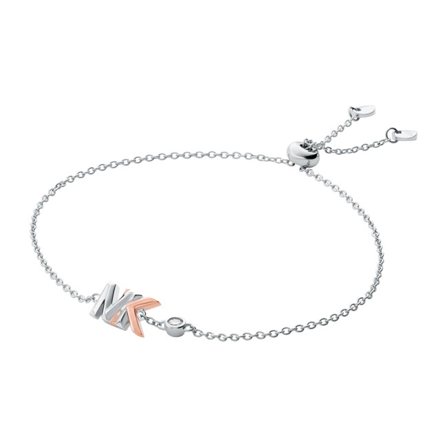 Michael Kors Bracelet Logo Argent 925 Bicolor Plaqué or - MKC1534AN931