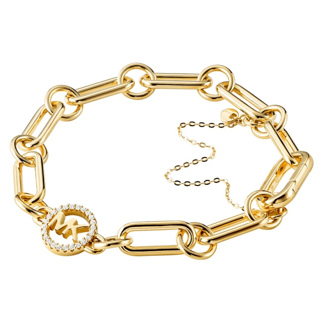 Michael Kors Charm-Armband Custom 925 Silber vergoldet - MKC1239AN710