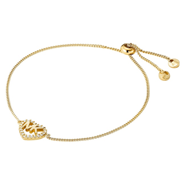 Michael Kors Charm-Armband Love 925 Silber vergoldet - MKC1242AN710