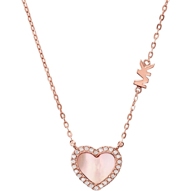 Michael Kors Necklace 925 Silver rose gold-plated - MKC1337A6791
