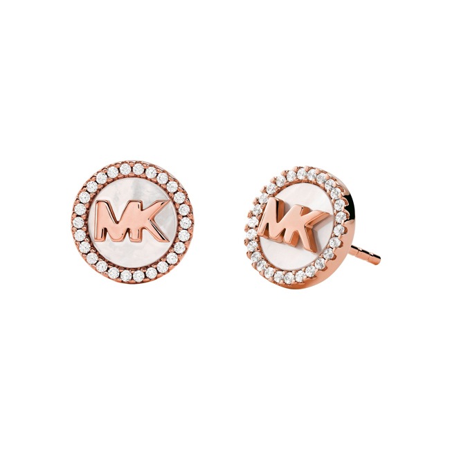 Michael Kors Stud earrings 925 Silver rose gold-plated - MKC1329AH791