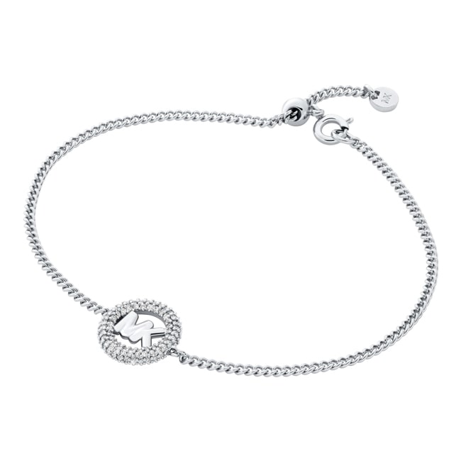Michael Kors Premium Armband Kors MK Messing Silbrig Michael Kors Premium Armband Kors MK Messing Silbrig - MKJ8577040