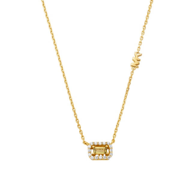 Michael Kors Premium Collier Brilliance 925 Silber vergoldet - MKC1835710