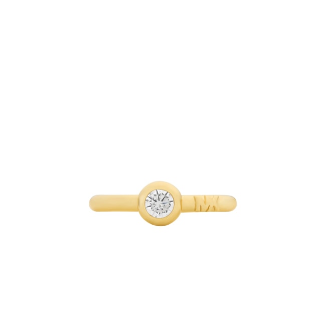 Michael Kors Premium Ring Kors Brilliance Brass gold-plated - MKJ8662710