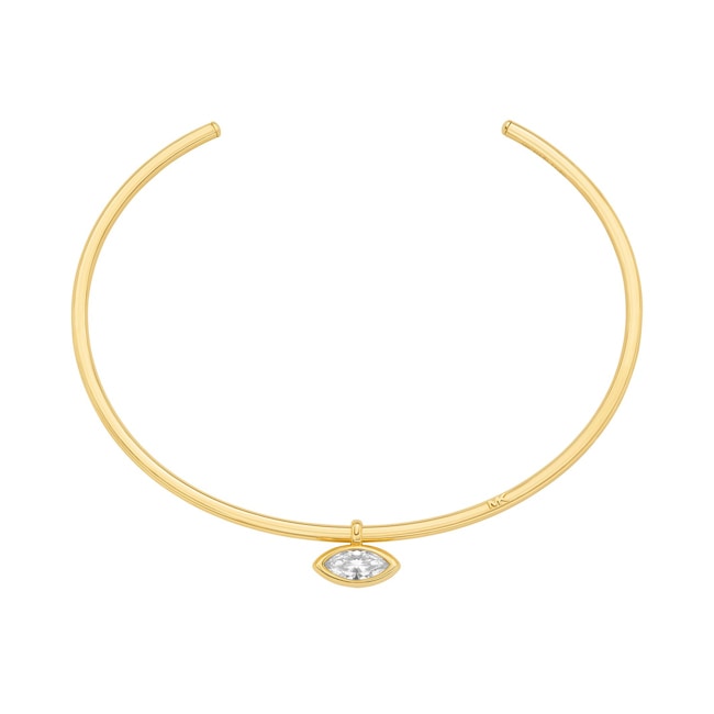 Michael Kors Premium Collar Necklace Kors Brilliance Brass gold-plated - MKJ8672710