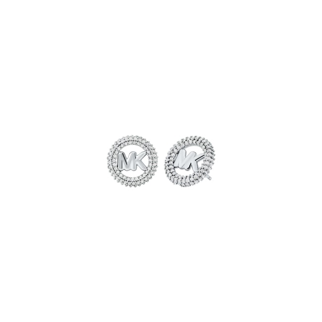 Michael Kors Premium Ohrstecker Kors MK Messing Silbrig Michael Kors Premium Ohrstecker Kors MK Messing Silbrig - MKJ8560040