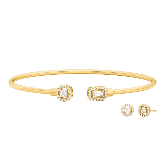 Michael Kors Premium Schmuckset Kors Brilliance 925 Silber Goldig - MKC1852SET