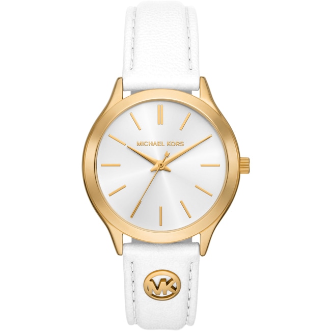 Michael Kors Slim Runway Gold / White - MK7544