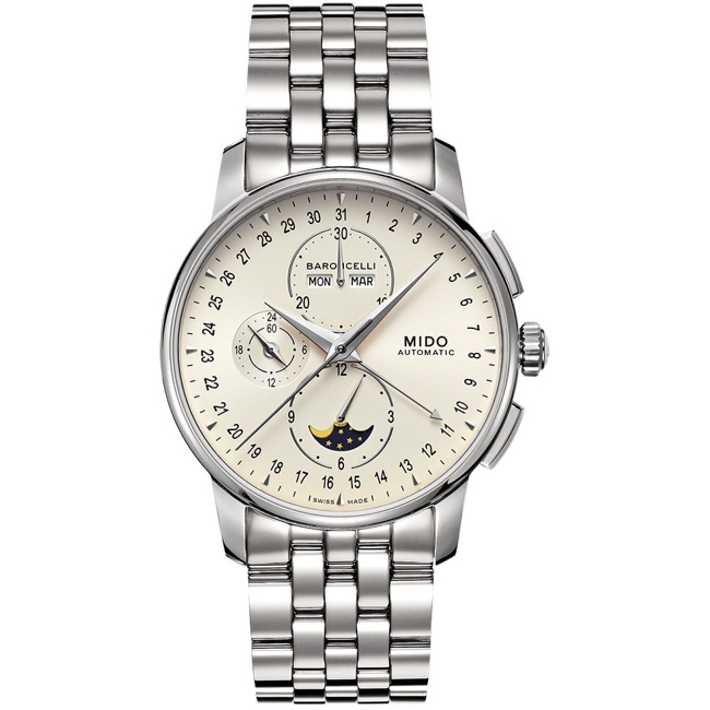Mido Baroncelli Automatik Chronograph Moonphase - M8607.4.M1.12