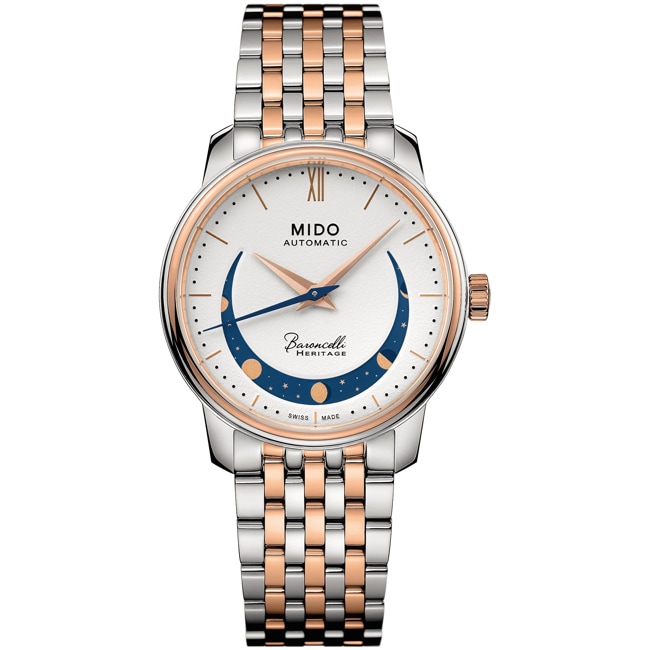 Mido Baroncelli Heritage Smiling Moon Lady - M027.207.22.010.01