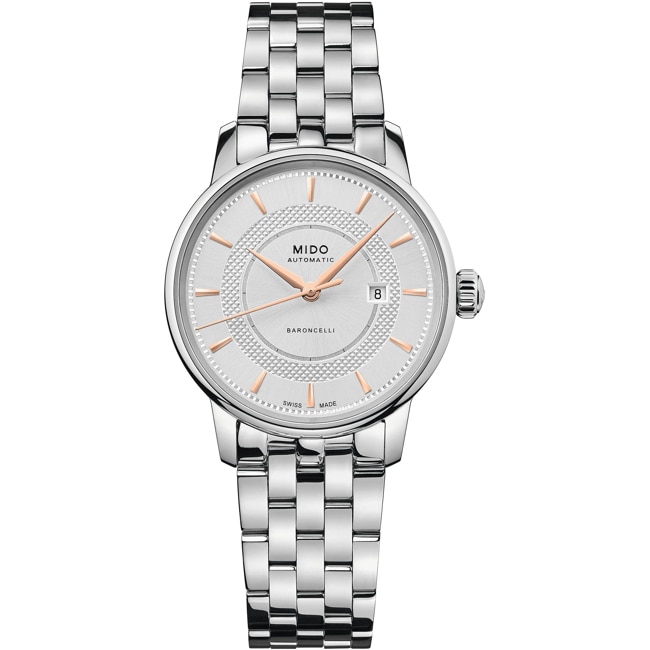 Mido Baroncelli II Lady Signature Automatik Silbrig - M037.207.11.031.01