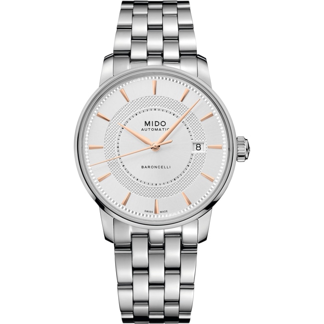 Mido Baroncelli II Signature Automatique Argenté - M037.407.11.031.01