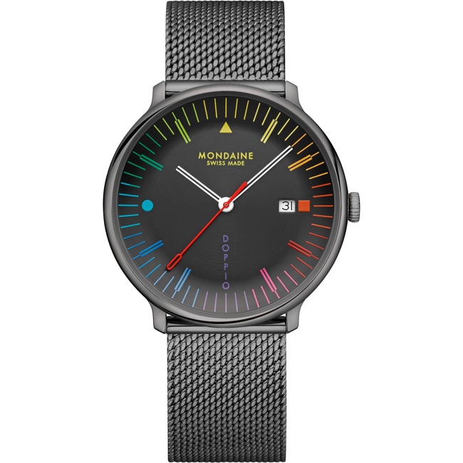 Mondaine Doppio Bauhaus Inspired 41mm - MLE.41221.SM