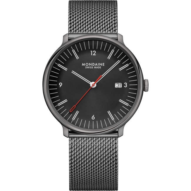 Mondaine Doppio Black Ø 41 - MLE.41220.SM