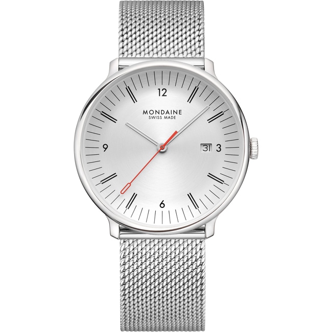 Mondaine Doppio Silver Ø 41 - MLE.41210.SM