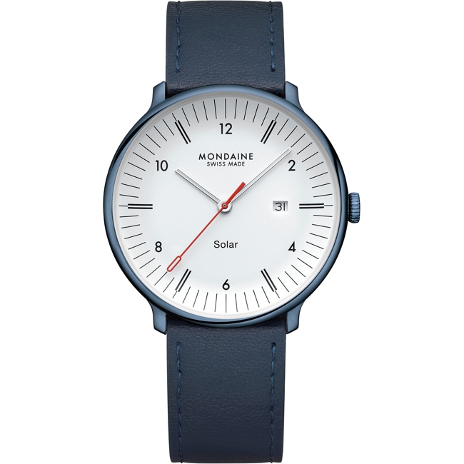 Mondaine Doppio Solar Blau Ø 41 - MLE.41910.LQV