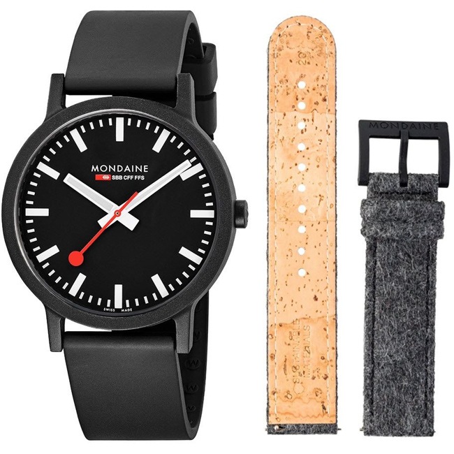 Mondaine essence Gents Ø41 Set - MS1.41120.RB.SET