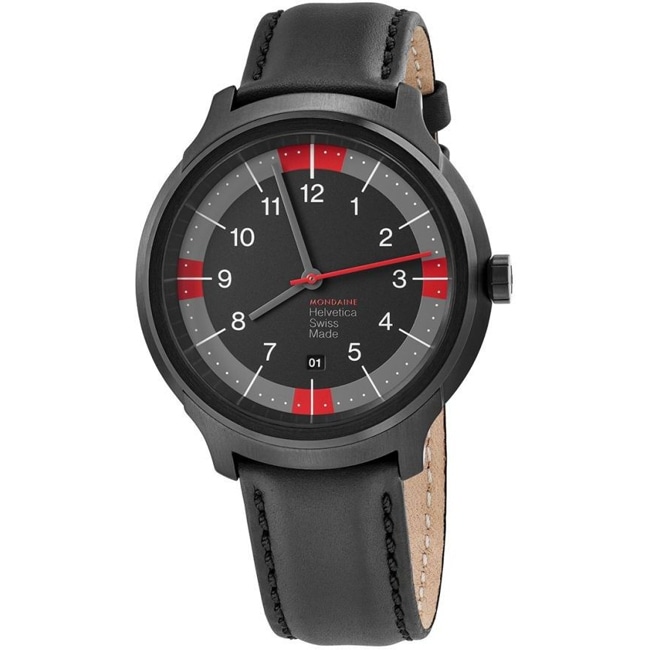 Mondaine Helvetica Spiekermann Edition No.1 Bold 43 - MH1.B1222.LB