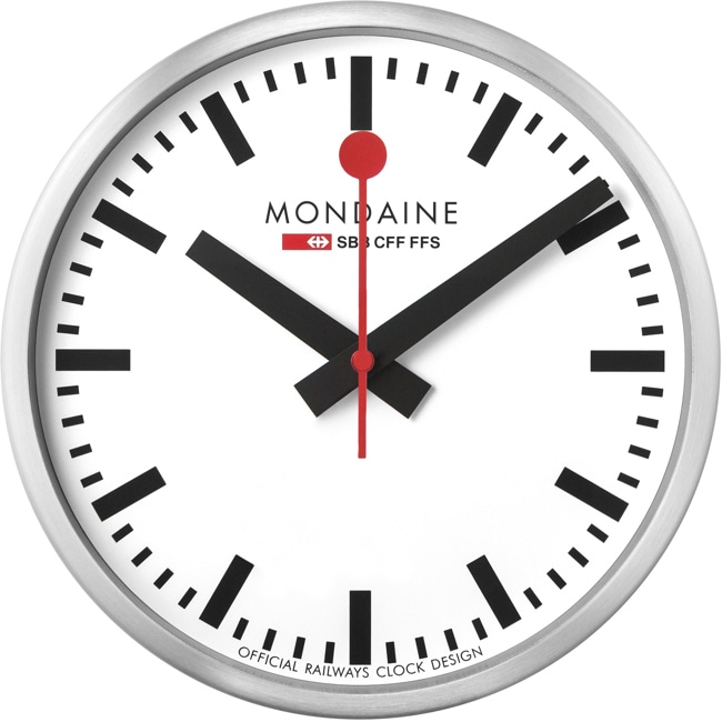Mondaine Smart Wanduhr Stop2Go Ø 25cm Mondaine Smart Wanduhr Stop2Go Ø 25cm - MSM.25S11