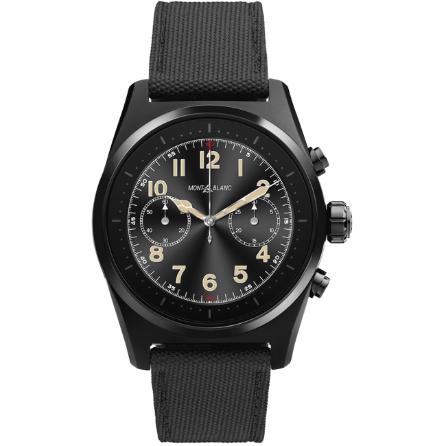 Montblanc Summit Lite Smartwatch Black textile - MB128409