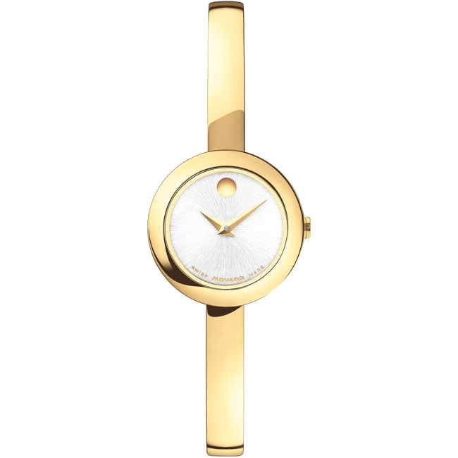Movado Museum Bangle Rund Goldig / Silbrig - 0608063