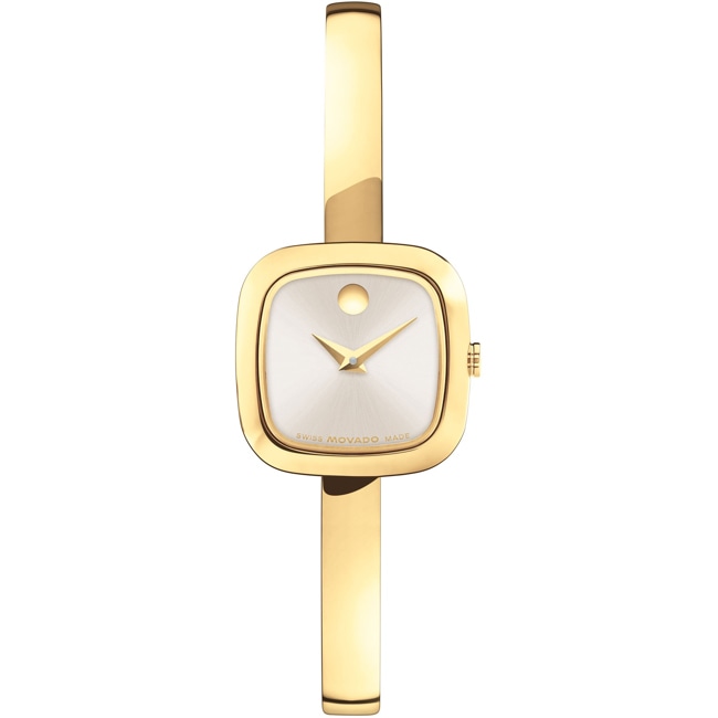 Movado Museum Bangle Square Goldig - 0608058