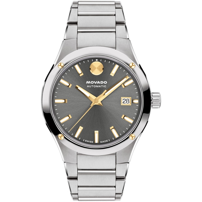 Movado Museum Imperiale Automatik Date Silbrig / Grau - 0608050