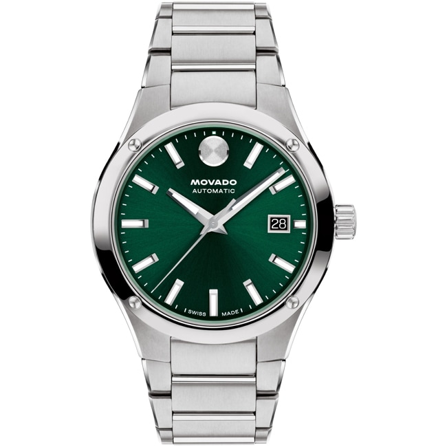 Movado Museum Imperiale Automatik Date Silbrig / Grün - 0608051
