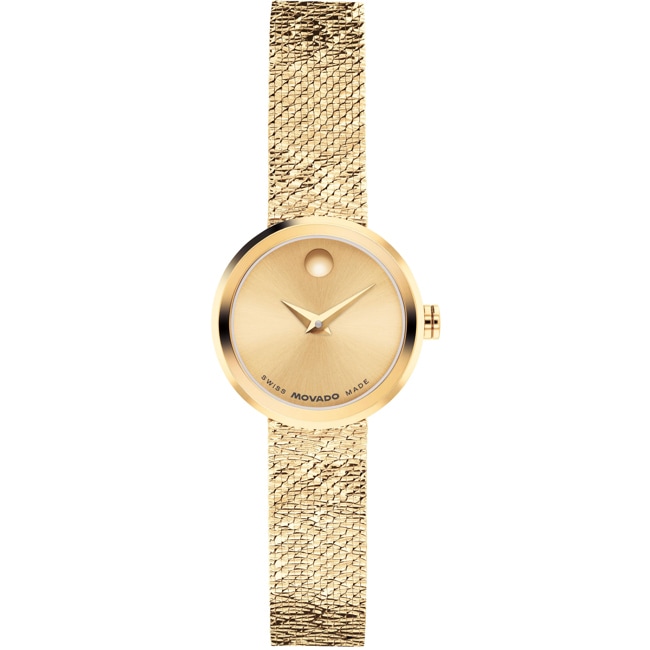 Movado Museum Velura Mini Goldig - 0607864