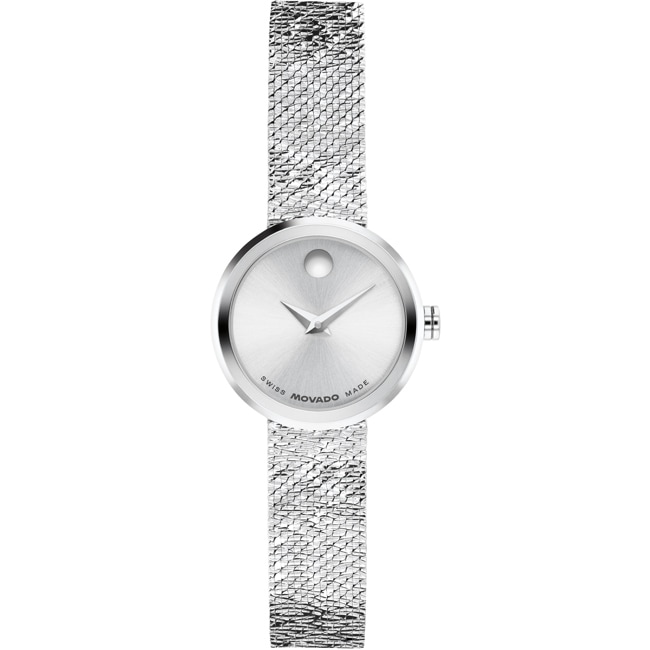 Movado Museum Velura Mini Silbrig - 0607855