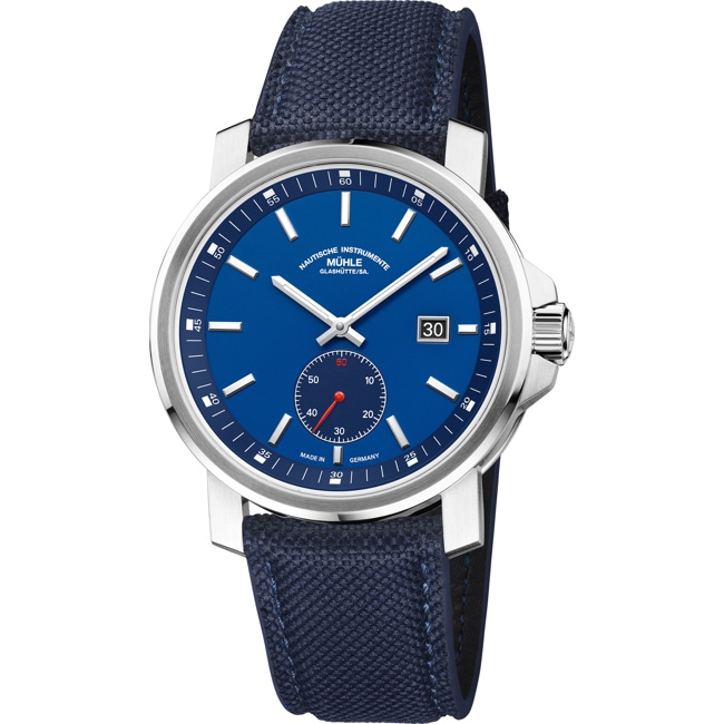 Mühle-Glashütte 29er Big Kleine Sekunde Tiefblau / Canvas - M1-25-82-CB-IV