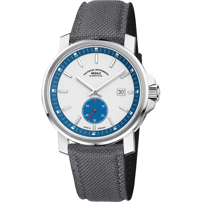 Mühle-Glashütte 29er Big Petite Seconde Blanc / Toile - M1-25-87-CB-V