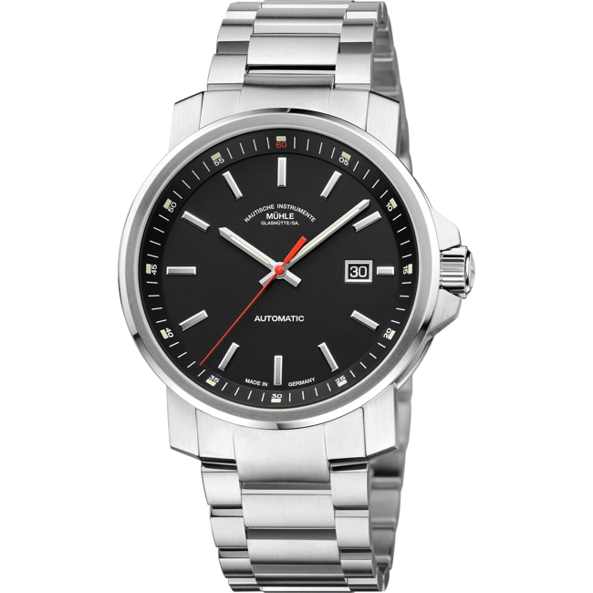 Mühle-Glashütte 29er Big Black / Metal Bracelet - M1-25-33-MB