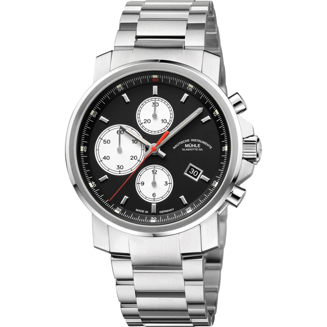 Mühle-Glashütte 29er Chronograph Schwarz / Metallband - M1-25-43-MB