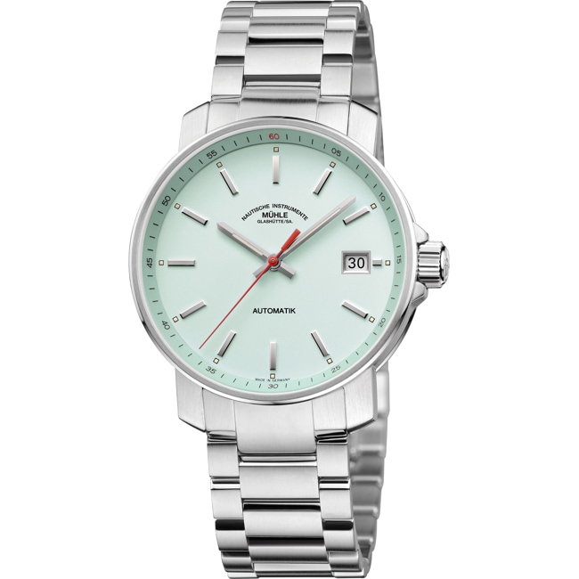 Mühle-Glashütte 29er Menthe / Bracelet en acier - M1-25-29-MB