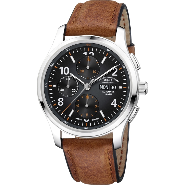 Mühle-Glashütte Lunova Chronograph Vintage leather - M1-43-06-LB-II