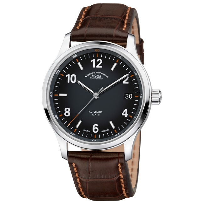 Mühle-Glashütte Lunova Date Crocodile leather - M1-43-16-LB-I
