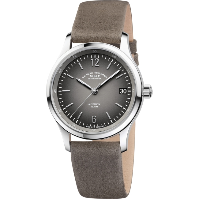 Mühle-Glashütte Lunova Lady Gris ardoise - M1-43-36-LB-O