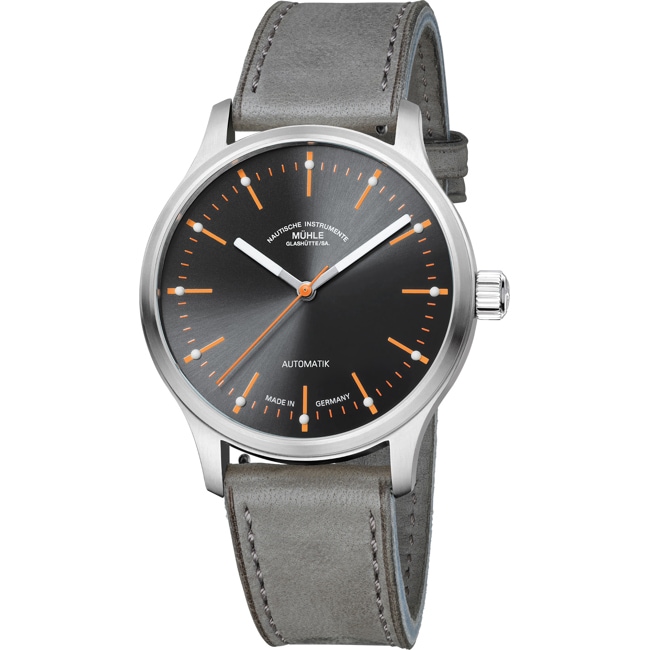 Mühle-Glashütte Panova Grey / Leather - M1-40-75-LB-V