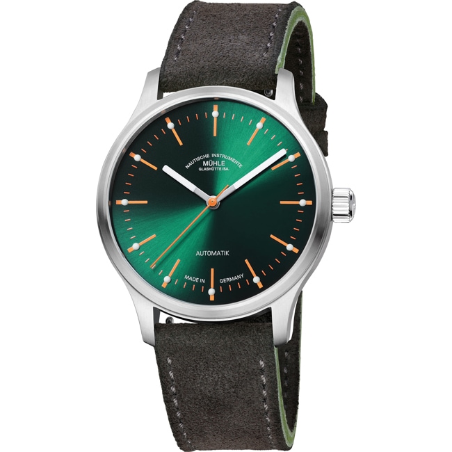 Mühle-Glashütte Panova Vert / Velours - M1-40-76-LBV-I