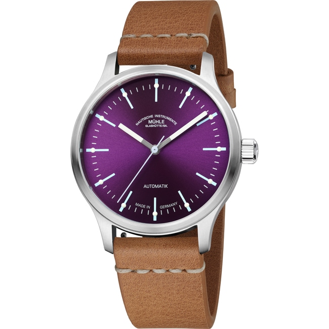 Mühle-Glashütte Panova Violett / Leder braun - M1-40-78-1-LB-II