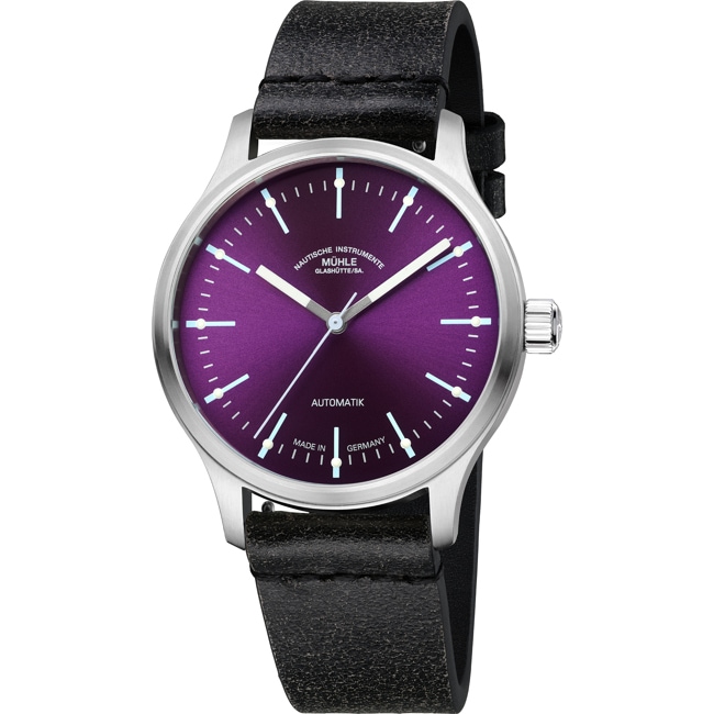 Mühle-Glashütte Panova Violett / Leder schwarz - M1-40-78-1-LB-III