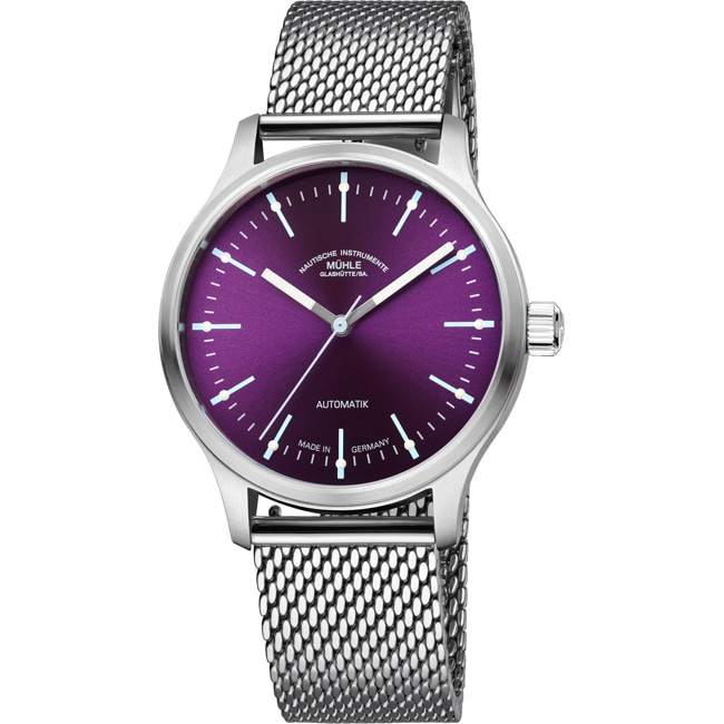 Mühle-Glashütte Panova Violet / Milanese Bracelet - M1-40-78-1-MB-II