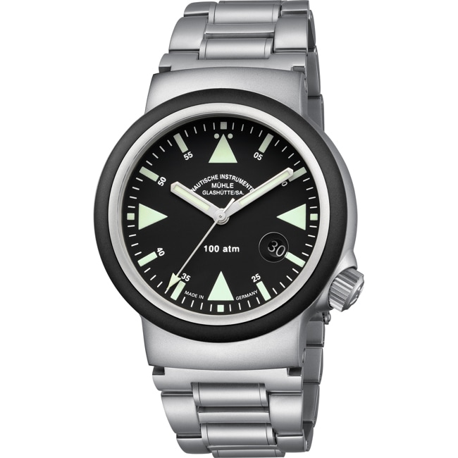 Mühle-Glashütte S.A.R. Rescue-Timer Schwarz / Metall - M1-41-03-MB-II