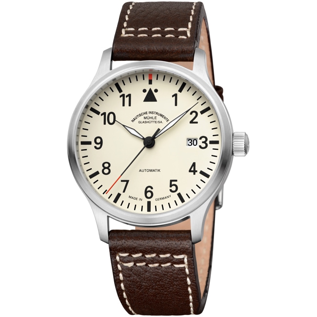 Mühle-Glashütte Terrasport II Cream / Leather - M1-37-47-LB