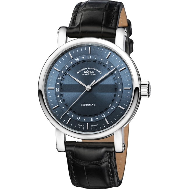 Mühle-Glashütte Teutonia II Ring Date Cuir - M1-33-52-LB