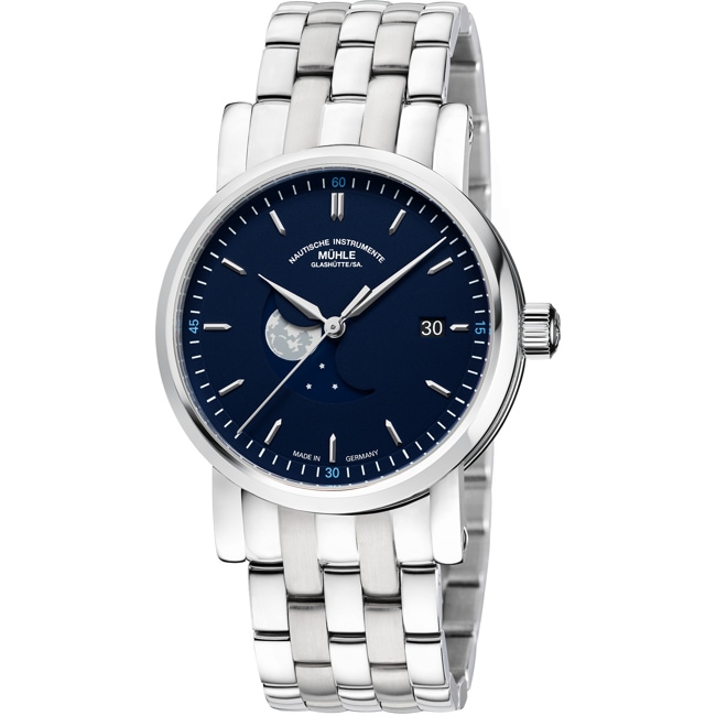 Mühle-Glashütte Teutonia IV BlueMoon Metal Bracelet - M1-44-62-MB