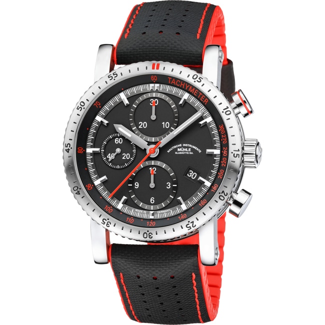 Mühle-Glashütte Teutonia Sport I Leder / Kautschuk - M1-29-63-LK