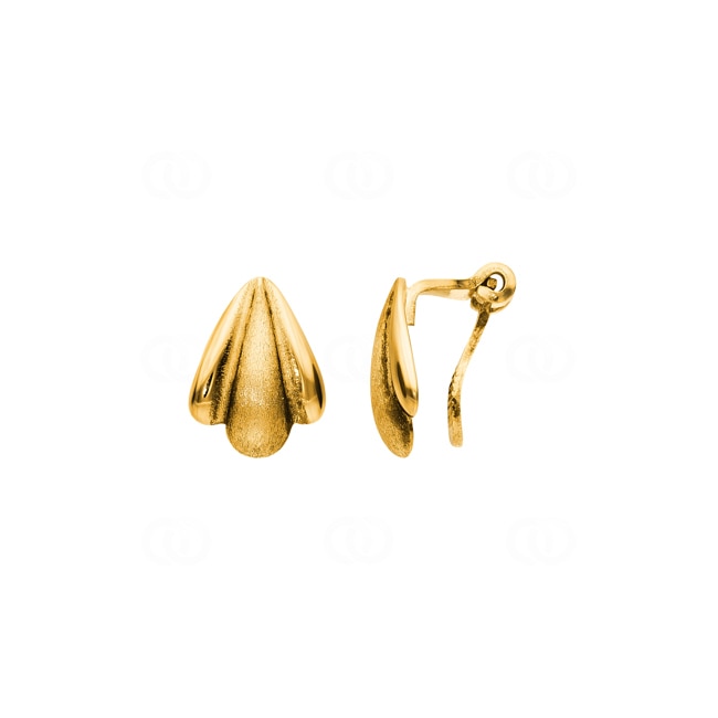 Ear Clips 750/18 K Yellow Gold - 722